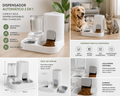 Dispensador automático de comida y agua para mascotas 🐾